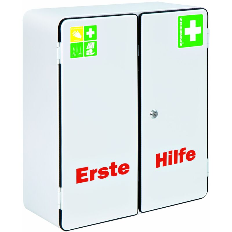 SÖHNGEN Verbandschrank London Mit DIN 13157 Füllung - 60,4x17x46,2cm