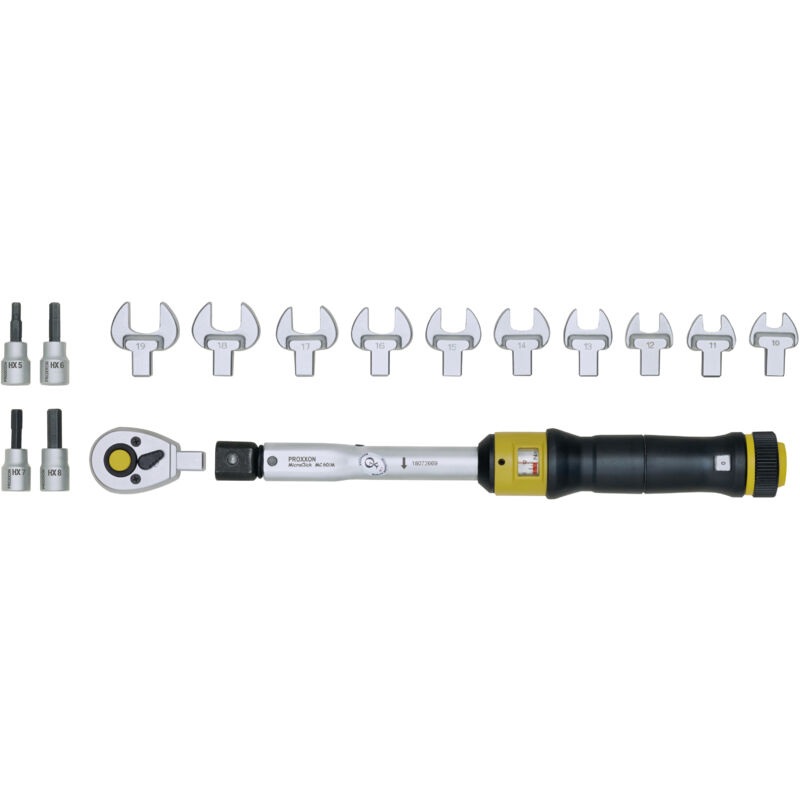 Proxxon MicroClick Drehmomentschlüssel MC 60-Multi, 12-60 Nm, Gabelschlüssel