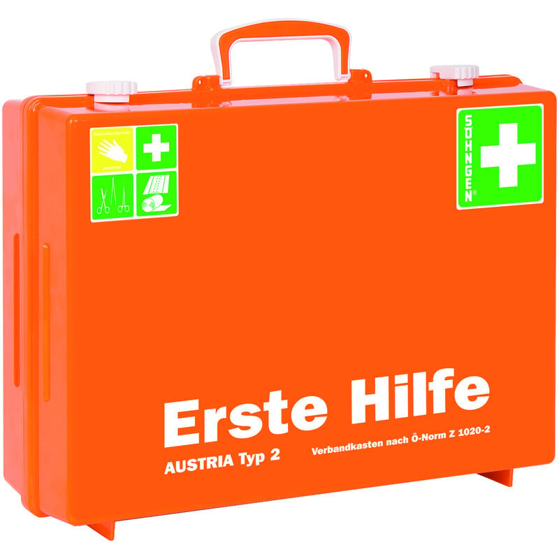 Söhngen Erste-Hilfe-Koffer AUSTRIA Typ 2 (Wundverbände SIRIUS Rettungsdecke)