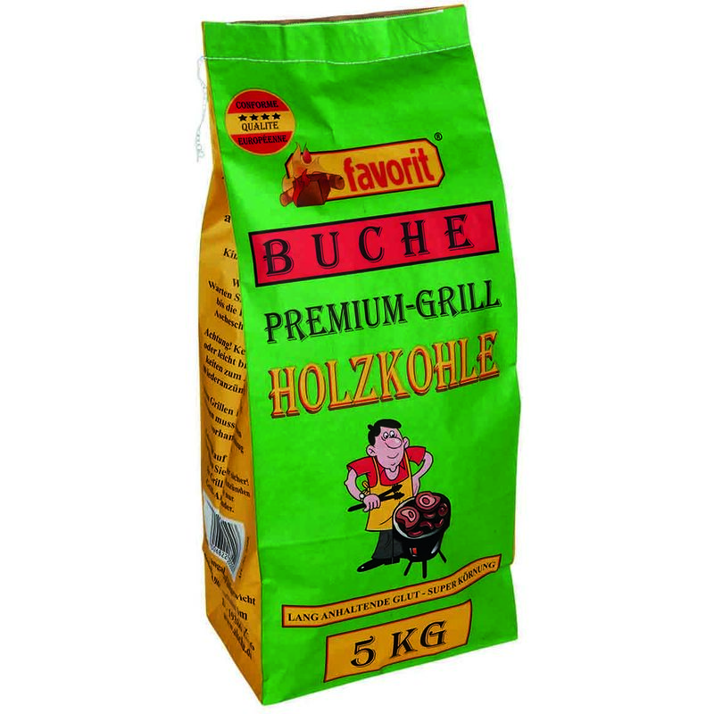 Holzkohle Big Wattle 20 Kg, Lange Brenndauer 2-3h, Extra Heiße