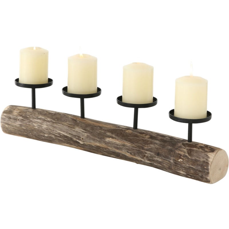 Boltze Kerzenständer Tempe Kerzenhalter für 4 Kerzen Dekoration Esstisch