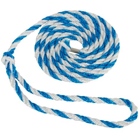 Kerbl Viehtransportstrick 3,20m, blau- weiß, große Schlaufe, 5-er Pack 2954/5 (1/2)