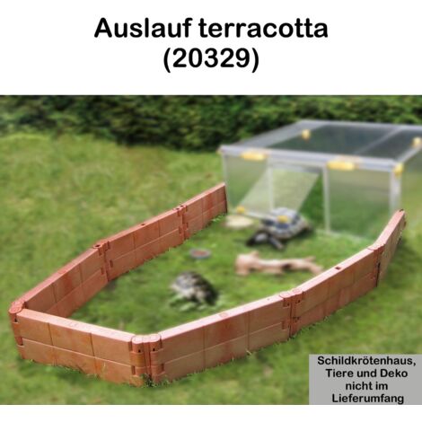 Juwel Auslaufgehege für Schildkröten terracotta, Freilauf für Schildkrötenhaus