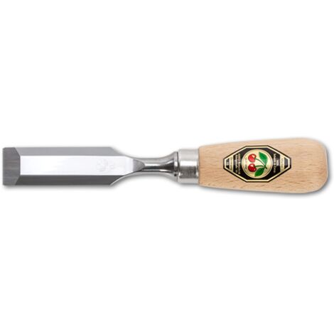 Kirschen 1003025 stevigere beitel met kunststof handgreep, rood/zilver, 25 mm
