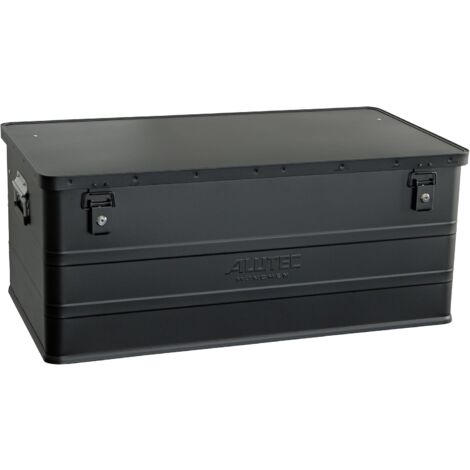 ALUTEC Aluminiumbox Classic 142 Schwarz, 142 ltr., (LxBxH) 870 X 460 X 355 mm
