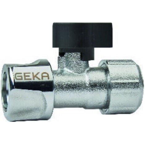 Schlauchstück Stecksystem 1/2"-13mm MS Cr m.Kugelhahn GEKA plus 5 Stk