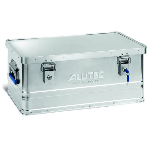 ALUTEC Aluminiumbox BASIC 40 LOCK (mit Zylinderschloss, 2 Schlüssel, Inhalt 40 l