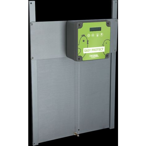 Kerbl Automatische Hühnertür Komplettset EasyProtect, B x H 32,5 x 58 cm