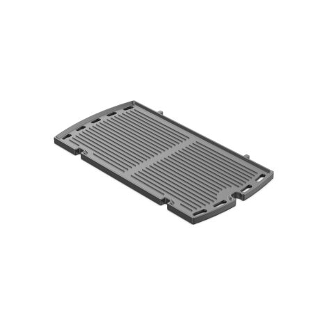 GGC Wendebare Grillplatte Aus Gusseisen - Doppelseitig, 33x21 Cm, Für Grill & Herd