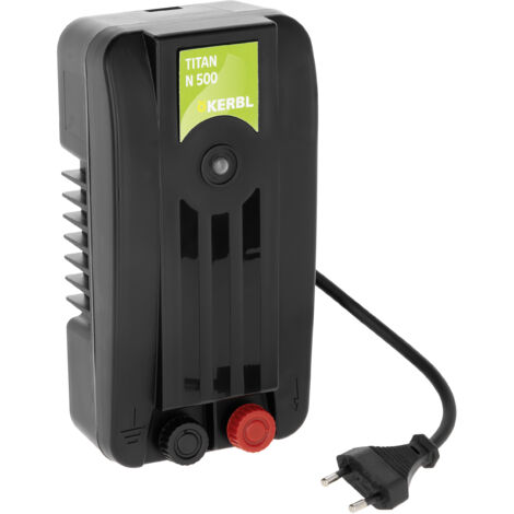 Kerbl Titan N 500 Weidezaungerät, Effizientes Elektrozaungerät 230V, Weidegerät