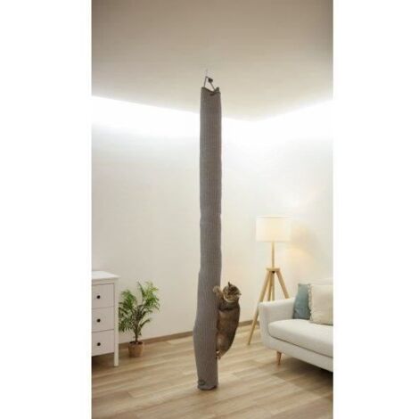 Kerbl Klettersack Climber (Farbe grau, Höhe 240 cm, Durchmesser 16 cm) 80913