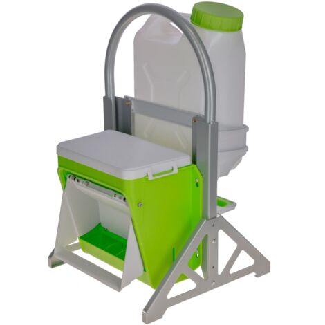 Kerbl SmartCoop mobiles Futterset (Geflügeltränke, Futterautomat, Standfuß) (1/4)