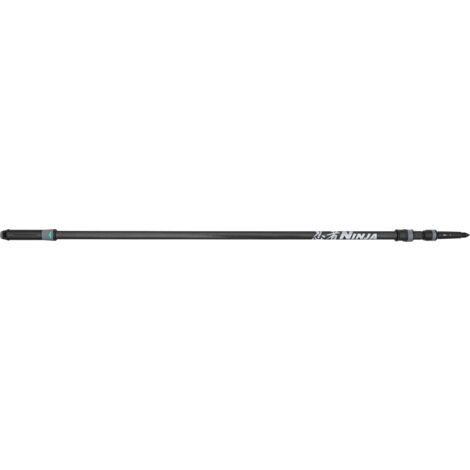 Unger Carbon Teleskopstange Ninja (2,50 m, 2-teilig, kompakt, Fensterreinigung)
