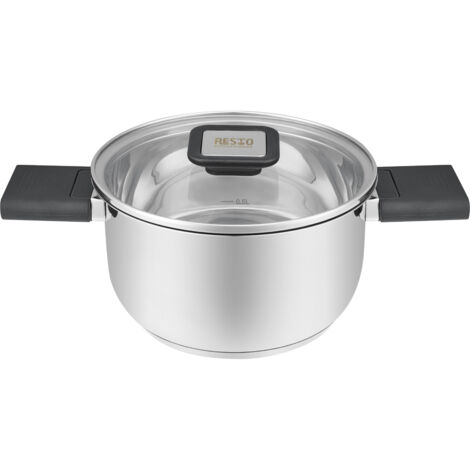 Resto Kochtopf 1,6 l (silber, Edelstahl, Induktionsherd, spülmaschinenfest) (1/5)