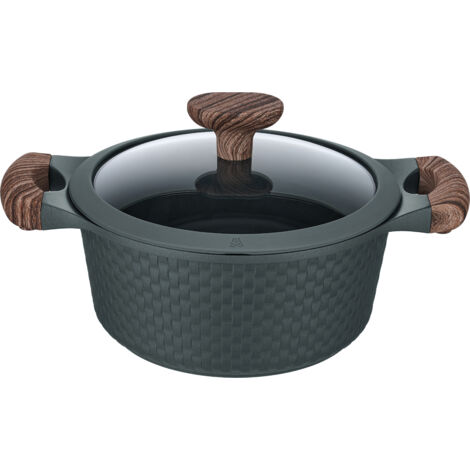 Resto Kochtopf 2,4 l (grau, 200x95x200 mm, Ø20 cm, Induktion, spülmaschinenfest) (1/4)