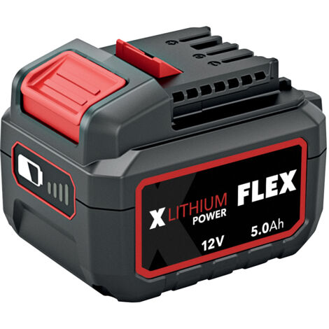 FLEX Akku-Pack Li-Ion 12 V, 5,0 Ah, Werkzeugakku mit Ladezustandsanzeige 531690