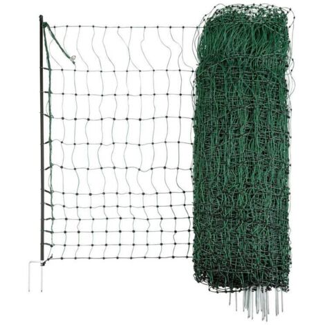 Kerbl Geflügelnetz 50 m, Höhe 106 cm, nicht elektrizierbar, verstär. Oberlitze