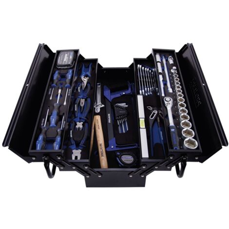 Projahn 8688 Werkzeugbox PROFICRAFT Metallkoffer inkl.  Universal Werkzeug