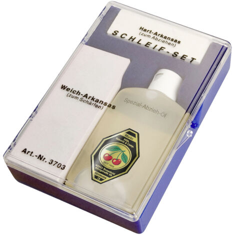 Kirschen Universal Schleifset 2-tlg (100ml Spezial-Abziehäl Abziehstein) 3703000 (1/2)