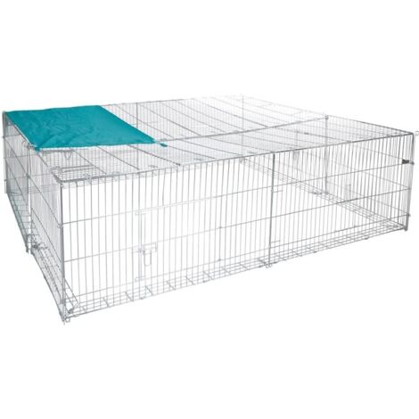 Kerbl Erweiterungselement mit Ausbruchsperre für Auslaufgehege, Maße 230x76x70cm (1/5)