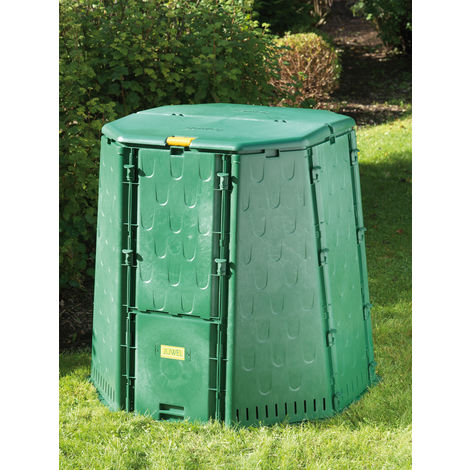 Biokomposter Garten XXL Kompost Kompostbehälter 560L Komposter Metall 3er Set 