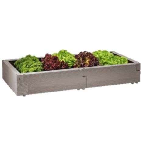 Juwel Beet 20476 Hochbeet Timber Aufbauset, Erweiterung Kräuterbeet 130x60x20 cm