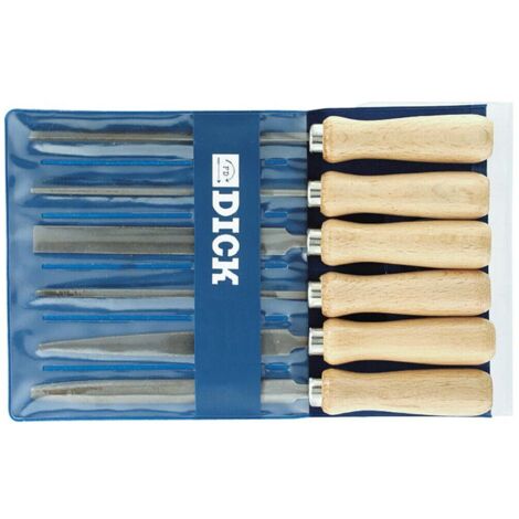 Dick 13142020H Werkstattfeilen-Satz 5tlg. mit Holzgriff Hieb-Länge 200 mm 1 Set kaufen Dick 13142020H Werkstattfeilen-Satz 5tlg. mit Holzgriff Hieb-Länge 200 mm 1 Set kaufen