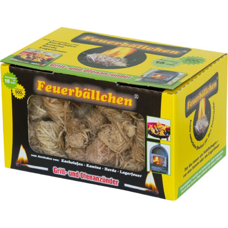 Raiffeisenwaren Feuerbällchen Anzünder, Inhalt 1 kg, Brenndauer 10 min
