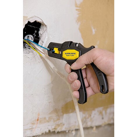 Jokari Abisolierzange Super 4 Plus mit Seitenschneider für 0,2-6mm Länge 5-15mm