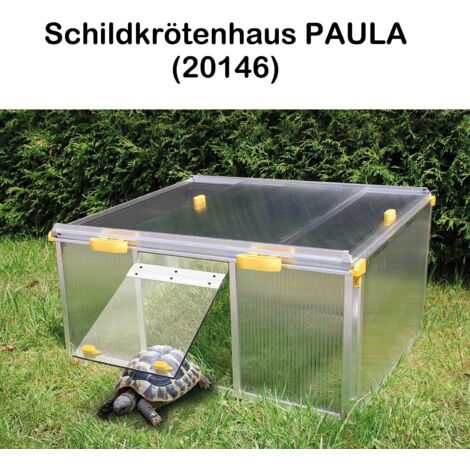 Juwel Schildkrötenhaus Paula, Wärmeisolierung, stufenlose Belüftung, Pendeltür