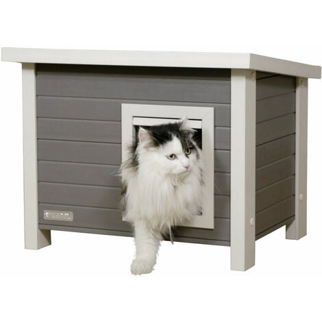 Kerbl ECO-Katzenhaus Eli Katzenhaus Haus für Katzen Schutzhaus 57x45x43 cm