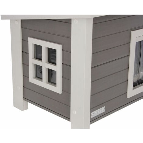 Kerbl ECO-Katzenhaus Eli Katzenhaus Haus für Katzen Schutzhaus 57x45x43 cm