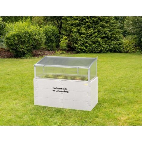 JUWEL Thermo Frühbeet 130x60 cm Hohlkammerplatten UVbeständig transparent