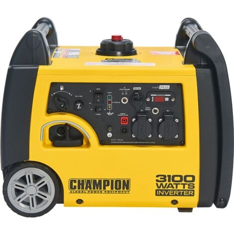 Champion Power Equipment mobiles Stromaggregat Benzin 3100 Watt, tragbar, leise