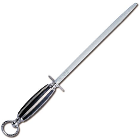 F. DICK Kochwetzstahl 1905 Wetzstahl rund 25 cm Griff Buchenholz Küchenmesser