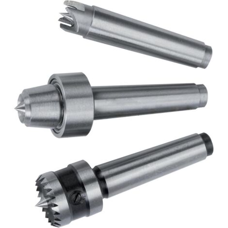 Holzstar Mitnehmerset MK2 3-tlg Konusaufnahme MK2, für Drechselmaschinen 5931056