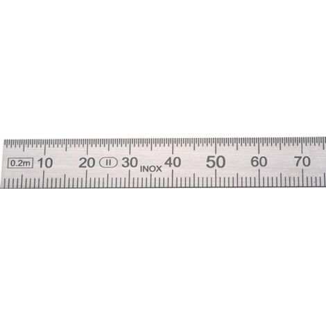 HELIOS PREISSER Stahlmaßstab L.1.000mm STA biegsam Teilung B =mm/1/2mm - 460229
