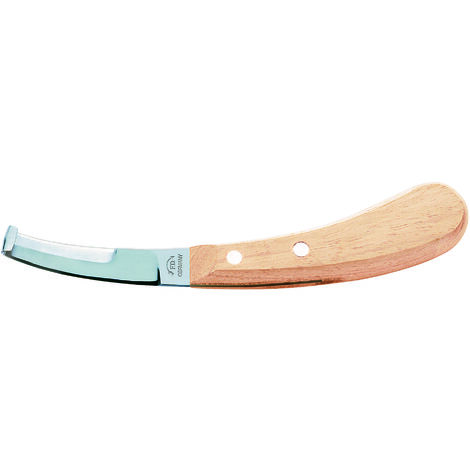 F.DICK Hufmesser ECONOMIC (Beidseitig-Lang-Breit Buche Carbonstahl 78mm)