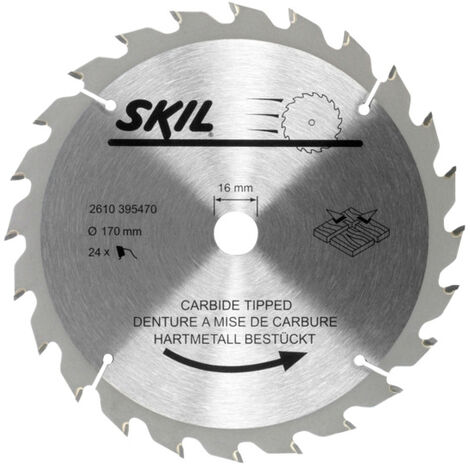 SKIL Hartmetall-Sägeblatt Ø130 Mm – 8 Zähne, Für Grobe Schnitte (Aufnahme 16 Mm)