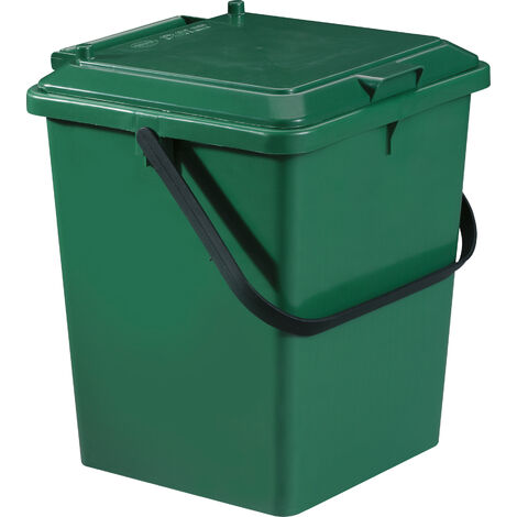 Garantia Bio-Eimer 10 Liter Bio-Mülleimer LxBxH 23x25x30 cm Klapp-Deckel Eimer