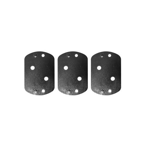 Hörmann Unterlegplatten-Set 3 Stk, Stärke 3 mm, zum Häherlegen des Auflaufbockes