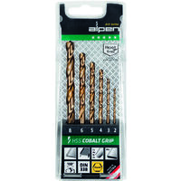 Alpen Kassette HSS Cobalt GRIP 3 -kant TM 6, 2-3-4-5-6-8