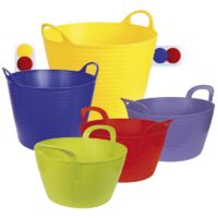 Kerbl Trog FlexBag rot flexibler Futtertrog, Fassungsvermägen 12Liter