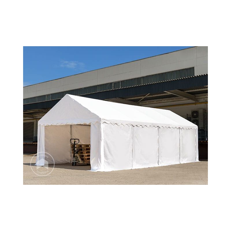 Tendone Per Feste 3x5 M Gazebo Party Per Sagre, Mercati 450 N Bianco 553226 - Foto 12