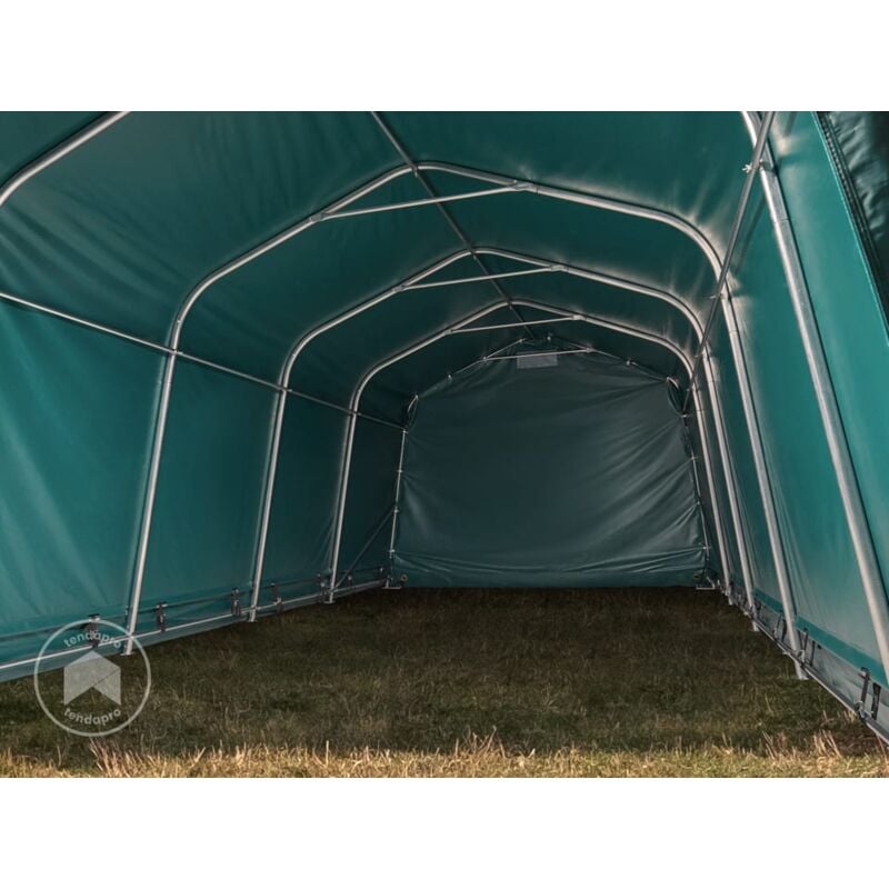 Tenda da pascolo 3,3x4,8 m, Telo ignifugo Verde in PVC 2300N