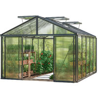 GFP Serra Asteria 23 Premium 311 x 385 cm, lastre a doppia parete spesse 16 mm, colore antracite