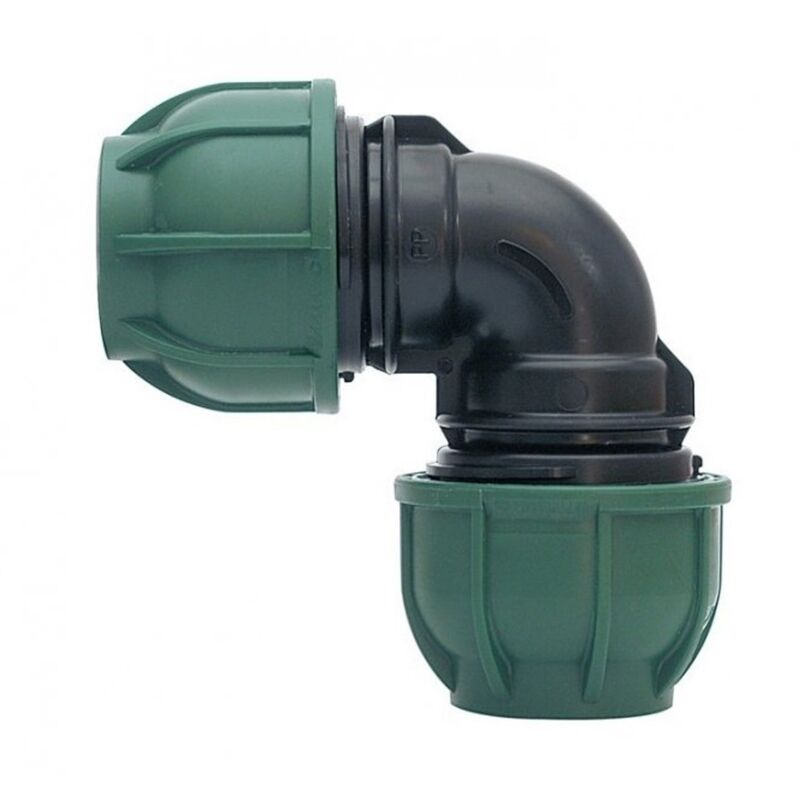 PP-Fitting Bogen Mit Abzweig 25mm X 1/2 IG - Klemmverbinder Für PE-Rohre, 16 Bar, Bewässerung & Garten