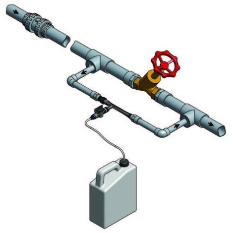 DUNGER VENTURI INJEKTOR 50 12MM MIT DOSIERVENTIL EXCLUSIVES ANGEBOT