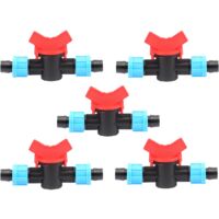 Tropfband-Bypassventil 16 mm x 16 mm. Packung mit 5 Einheiten. Exclusives Angebot