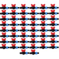 Tropfbewässerungsband-Stufenventil 16 mm x 1/2 Zoll Außengewinde. Absperrhahn, Packung mit 50 Einheiten. Exclusives Angebot